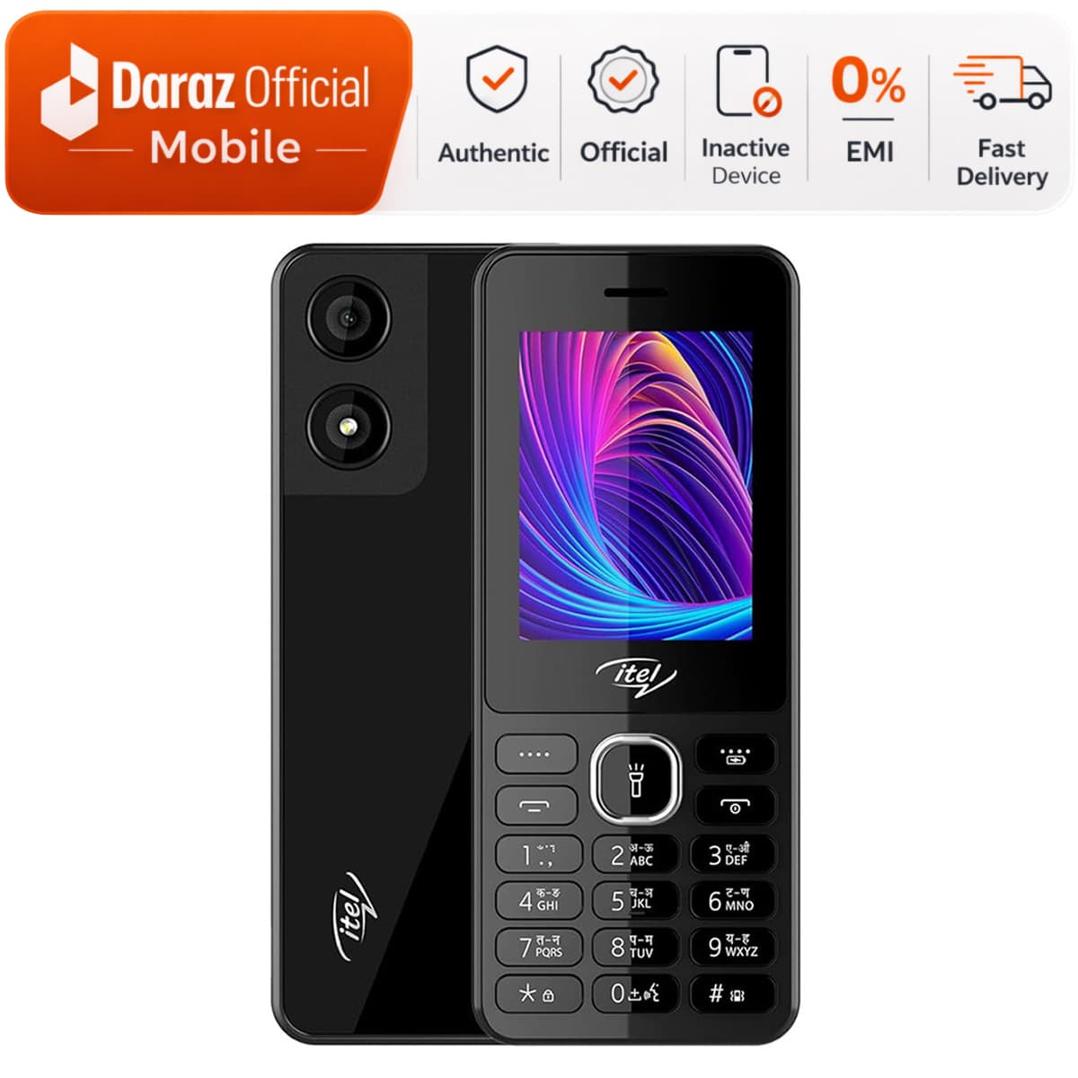 itel it5262 - 2000mAh Battery with Type-C Charging