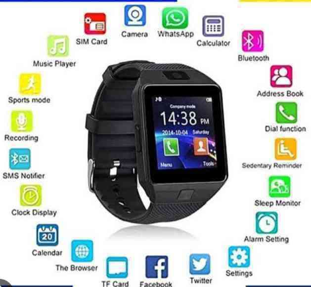 DZ09 Sim Memory Supported Smart Watch